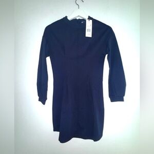 NWT Habitual Midnight Blue Girls Long Sleeve Dress- Size 12, Nordstrom